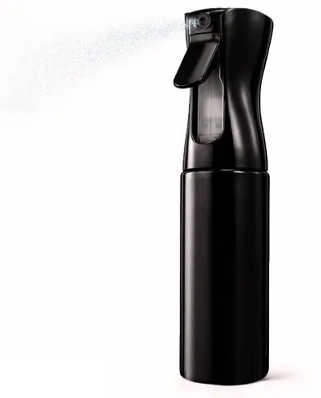 MPcollection spray bottle 300 ml Plastic Spray Bottle(Pack of 1, Black)