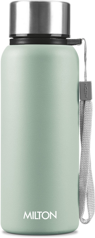 MILTON Brim 600 Stainless Steel Water Bottle, 560 ml, Light Green 560 ml Steel Bottle(Pack of 1, Green)
