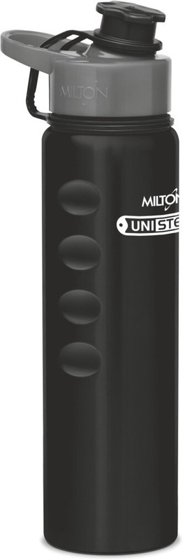 MILTON Gripper 1000 920 ml Stainless Steel Bottle(Pack of 1, Black)