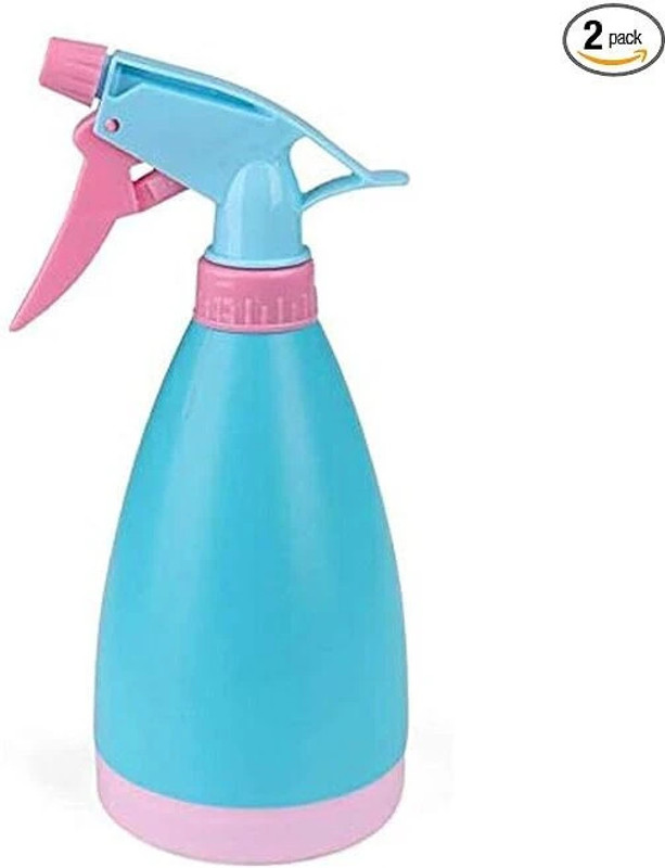 keraliya brother Classic Water Spray Bottle With Adjustable Nozzle For Home|Office|Hospital|Salon 400 ml Plastic Spray Bottle(Pack of 1, Multicolor)