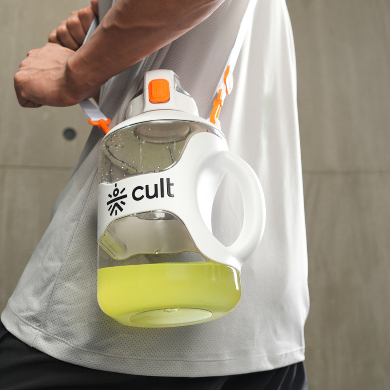 Cult Gallon Bottle Unisex 2200 ml Plastic Bottle(Pack of 1, White)