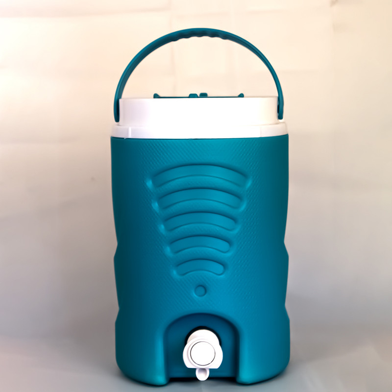 BLVD 6 L jar Aqua Blue 6 L Drum(Blue, Pack of 1)