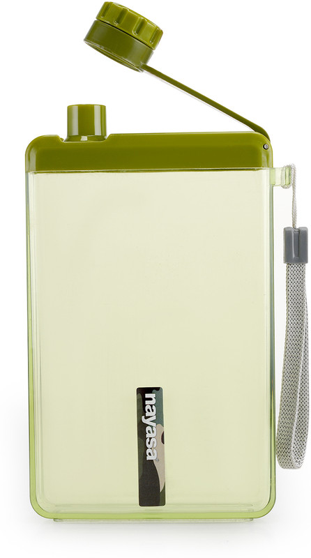 NAYASA Zelda Water Bottle | Leak proof | BPA Free 450 ml Plastic Bottle(Pack of 1, Green)