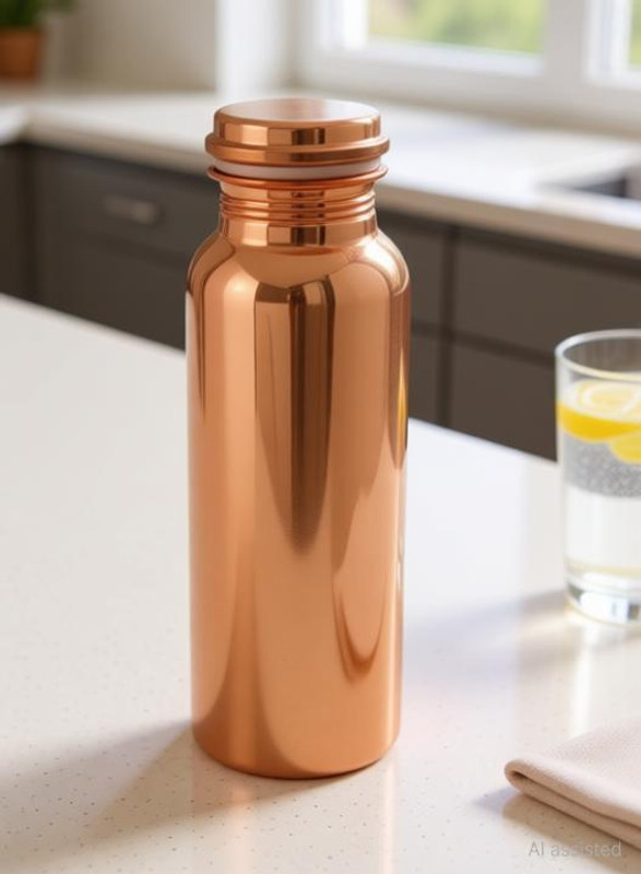 RO CB190403 500 ml Copper Bottle(Pack of 1, Copper)