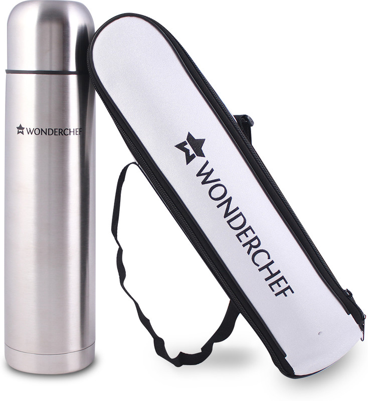 WONDERCHEF Hot-Bot 750 ml 750 ml Steel Flask(Pack of 1, Silver)