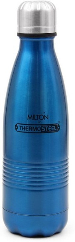 MILTON Duo DLX 350 ml Flask(Pack of 1, Blue, Steel)