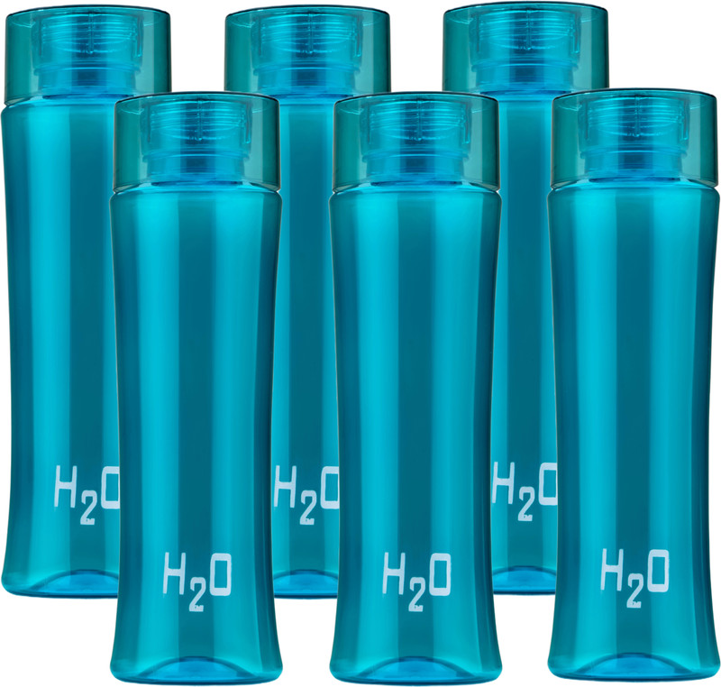 Flipkart SmartBuy Premium Quality Oval Round Shape water bottle set of fridge 1020 ml PET Bottle(Pack of 6, Pink)