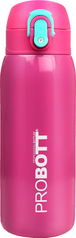 PROBOTT Little 230ml Vacuum Insulated Stainless Steel Hot & Cold Water Bottle for Kids 230 ml Steel Bottle(Pack of 1, Pink)