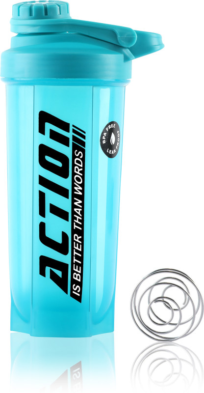 ZYRO Action Gym Shaker The Ultimate Protein Shake Sipper Bottle| Adults,Gym-Workout 750 ml Plastic Shaker(Pack of 1, Multicolor)