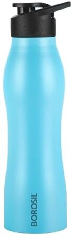 BOROSIL 950ml Grip Go Steel Water Bottle, Single Wall, Leakproof, BPA Free 950 ml Steel Bottle(Pack of 1, Blue)