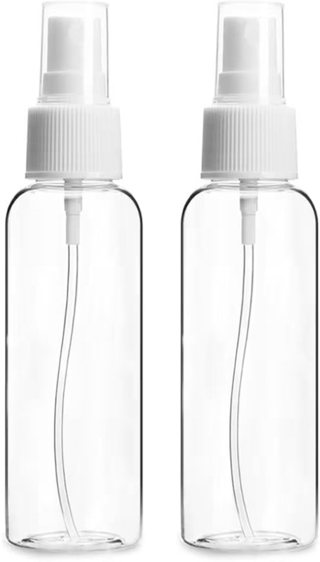 Zahra art Plastic spray bottle, 100ml spray bottle , plastic empty spray bottle 110 ml Plastic Spray Bottle(Pack of 2, White)