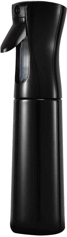 Spira Hair Mist Spray Refillable Spray Bottles Continuous 360 Sprayers Spray Bottle 300 ml Plastic Spray Bottle(Pack of 1, Black)