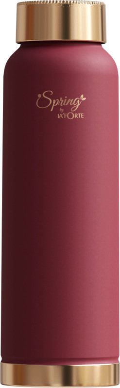 LA'FORTE Heavy 1000 ml Copper Bottle(Pack of 1, Green)