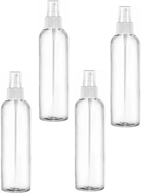 EverGlam Empty Spray Bottle Refillable Hand Sanitizer & Hair (Pack of 5,200ML Each) 1000 ml Plastic Spray Bottle(Pack of 5, White)
