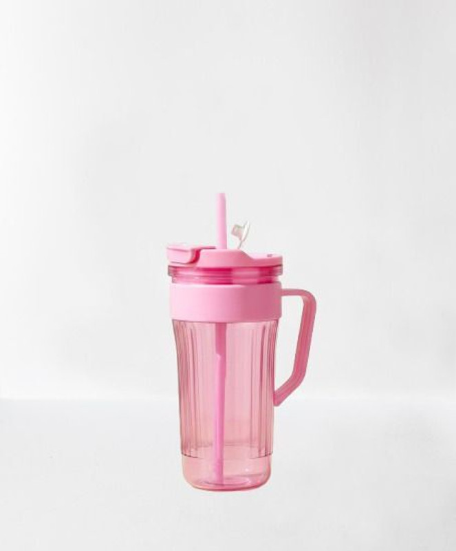 Zyra LumaGlow--Prism 500 ml Plastic Sipper(Pack of 1, Pink)