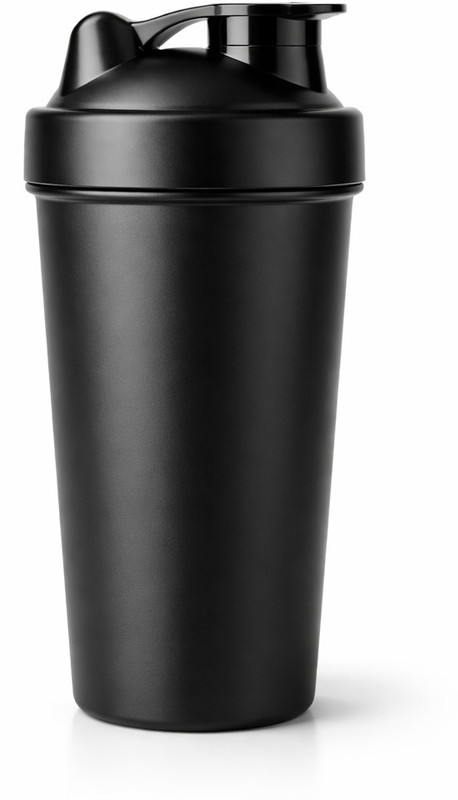 FIT NATION 500ml Gym Shaker Bottle Leak Proof BPA-Free Plastic Mixer Shaker for Gym 500 ml Plastic Shaker(Pack of 1, Black)