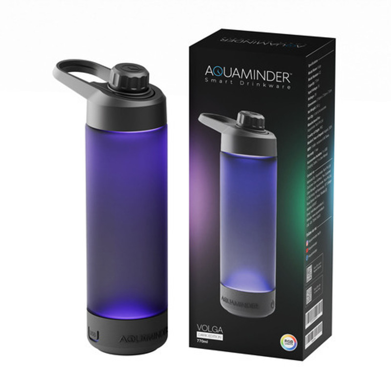 Aquaminder Smart Water Bottle Glows & Beeps to Remind You to Drink More 770 ml