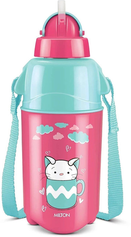 MILTON Kool Trendy 400 370 ml Plastic Bottle(Pack of 1, Pink)