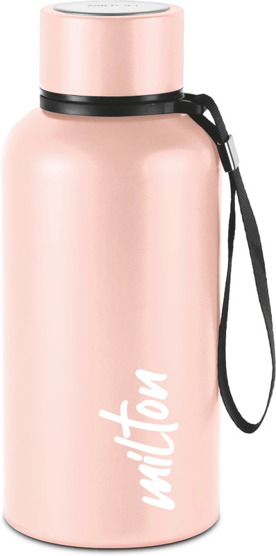 MILTON Elfin 160 Thermosteel Water Bottle, ISI Certified, 24 Hr Hot and Cold 160 ml Steel Flask(Pack of 1, Orange)