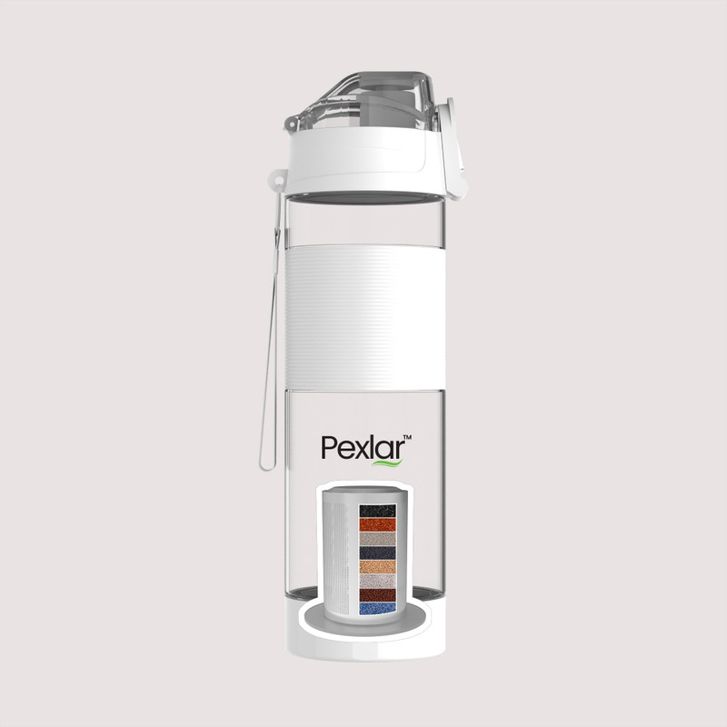 Pexlar 650 ml Water Purifier Bottle(Black)