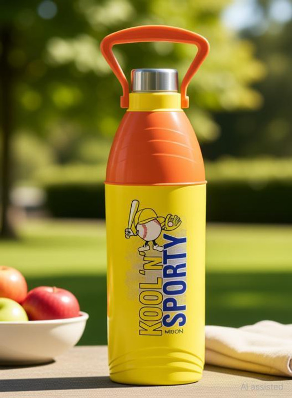 MILTON kool n sporty 1800 ml Plastic Flask(Pack of 1, Yellow)