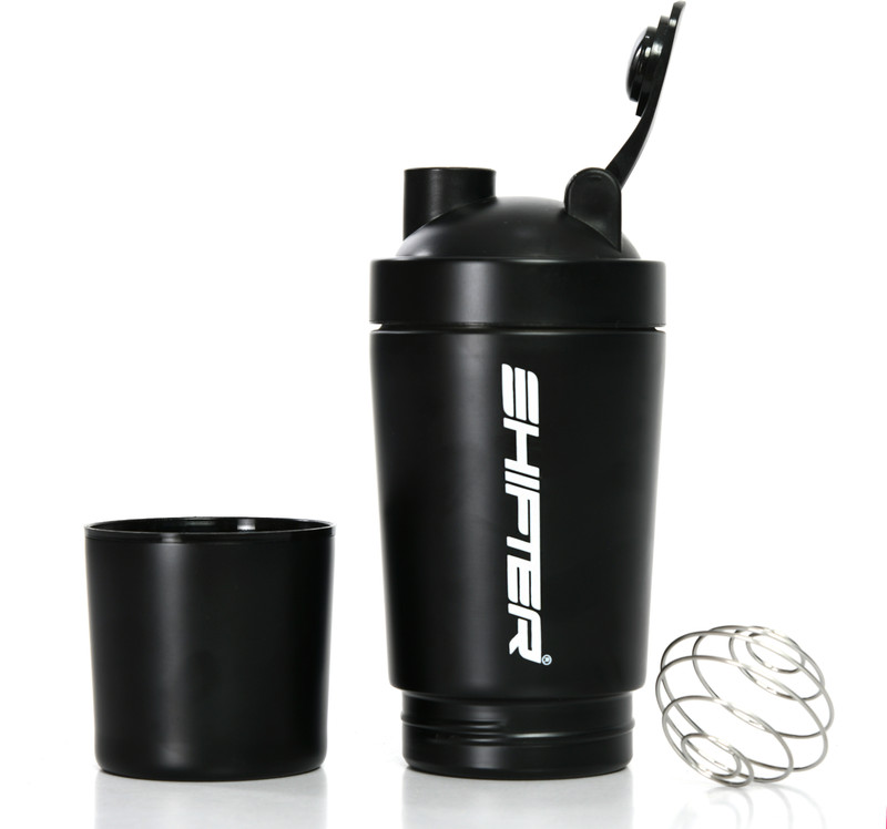 SHIFTER GYM SHAKER STEEL WITH CONTAINER 750 ml Steel Shaker(Pack of 1, Silver)