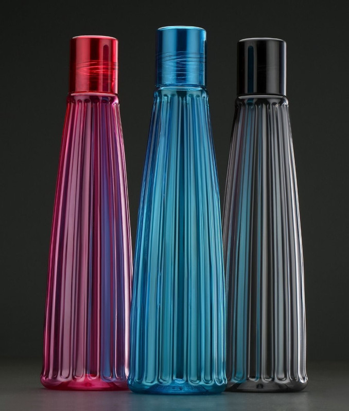 FLYUP Rudi 3 pcs Plastic Water Bottle, 1000ml Bottle 1000 ml Plastic Bottle(Pack of 3, Multicolor)