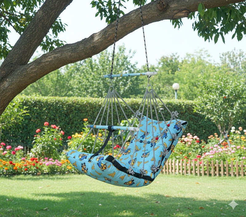 MYSUN Cotton Swing for Kids Baby 1-5 Years (multi colour}1 Bouncer(Multicolor)