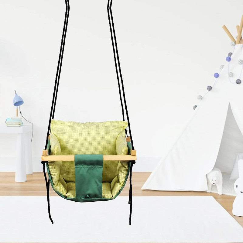 varniecommerce LIGHT YELLOW BABY BOUNCER Bouncer(Multicolor)