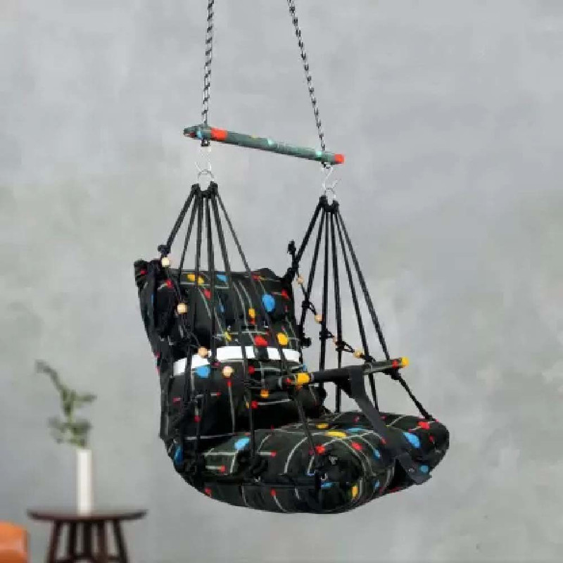 Yaksok ZONES Baby Swing For Kids Folding & Washable 1-9ears With Safety Belt Bouncer(Green)