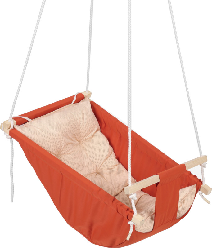 PELIXO Hanging Swing Seat Chair for Baby, Infants and Toddlers with Cushion for Kids, Bouncer(Orange)