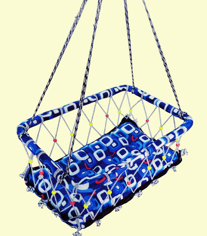 Kids Town Baby Jula / Julha / Cradle / Swing / Palna / Sleeping Jula / Bouncer(Blue)