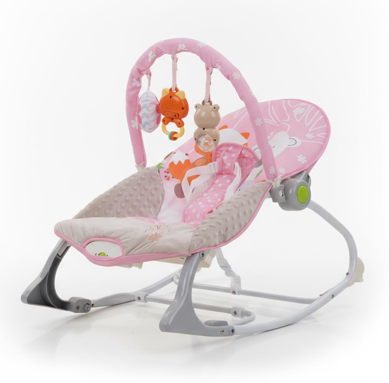 baybee 2 in 1 Bella Baby Bouncer Rocking Chair for Kids Rocker and Bouncer Rocker and Bouncer(Pink)