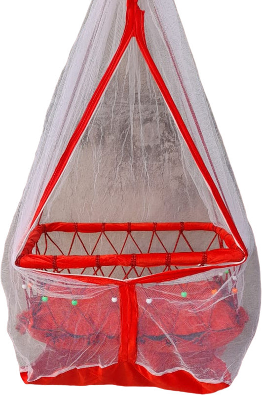 Kids Town Baby Swing Jhula with Mosquito Net Bouncer(Red)