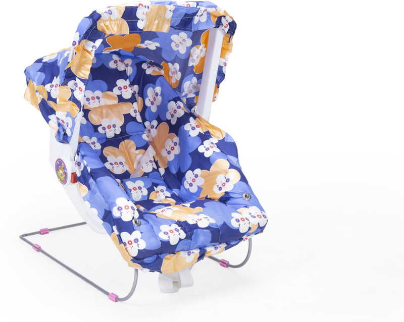 SWINGISH Baby Carry Cot, Car Seat, Rocker, Feeding Chair Rocker and Bouncer Bouncer(Blue)