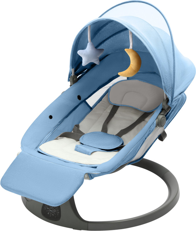 Baby Corp GentleNest Automatic Electric Baby Rocker with Smart Swing Rocker(Blue)