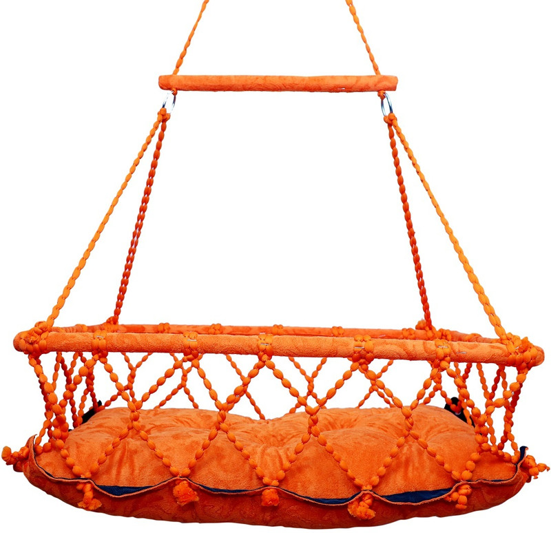 HURF ENTERPRISES New Born Baby Swing for Kids Palana Jhula Swings(Orange)