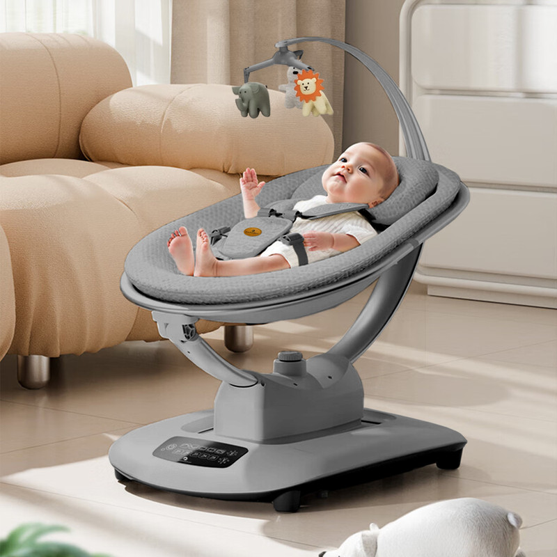 StarAndDaisy Baby Electric Rocker & Bouncer, 5 Speeds, Auto Swing & Remote Control Rocker and Bouncer(Grey)