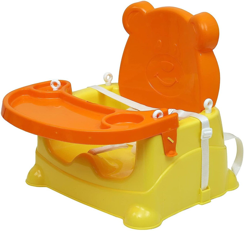 VARAA G OFFER 6IN1 SWING,CAR SEAT,BABY SEAT, BATH SEAT,BOOSTER SEAT,FEEDING CHAIR Bouncer(Orange, Yellow)