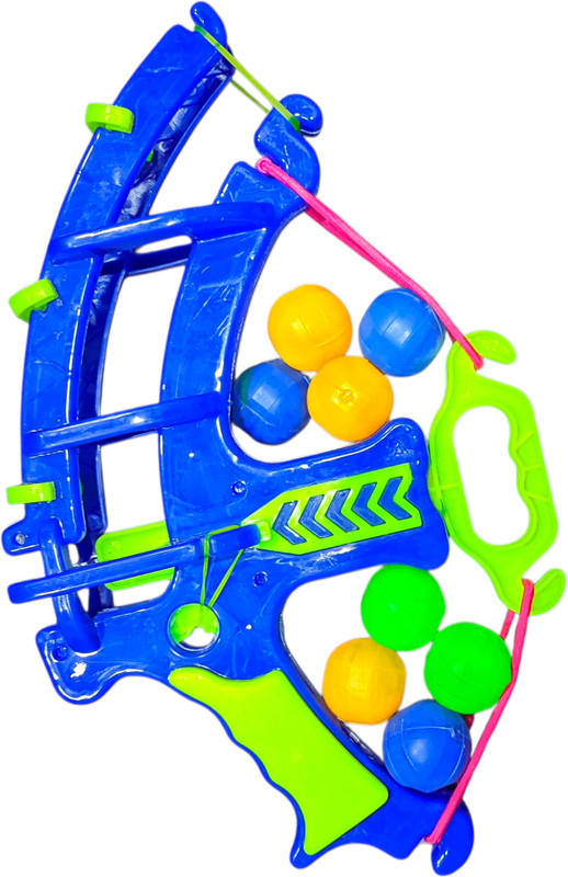 joyinn Crossbow With Dart And Six Balls Toys For Kids Cross Bow(Multicolor)