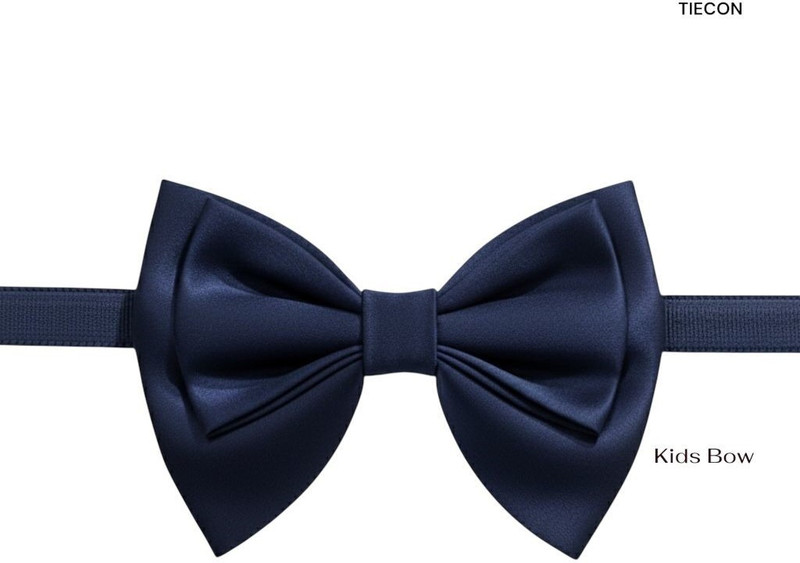 TIECON KIDS MAROON BOW TIE Self Bow(Maroon)