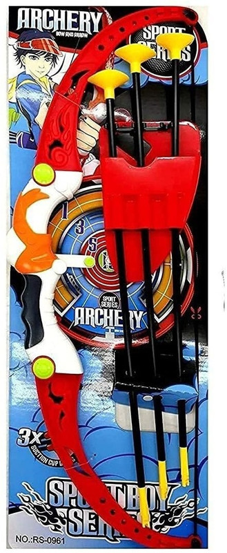 VED Archery Bow and Arrow Toy Set Cross Bow(Multicolor)