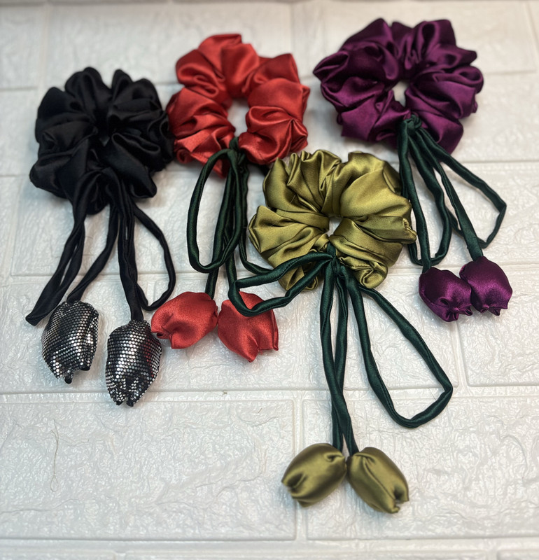 scrunchies Self bow Longbow(Multicolor)