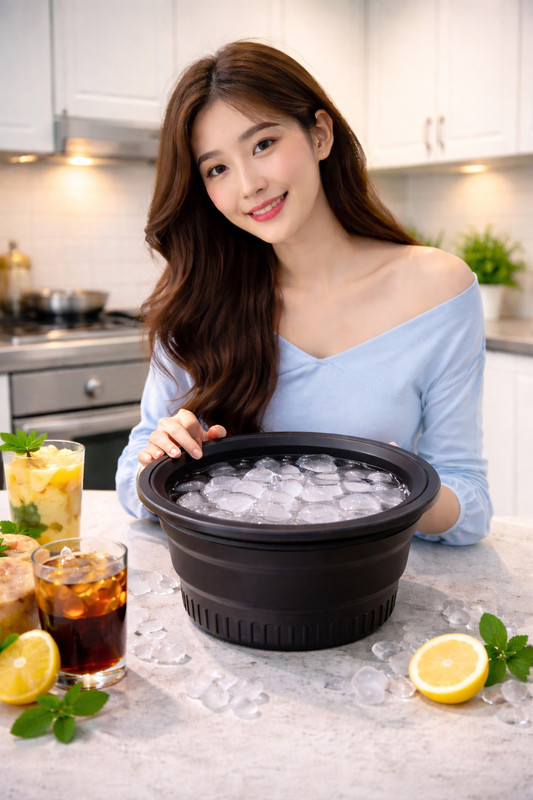 JmInndustries Silicone Massage Bowl Disposable(Pack of 1, Black)