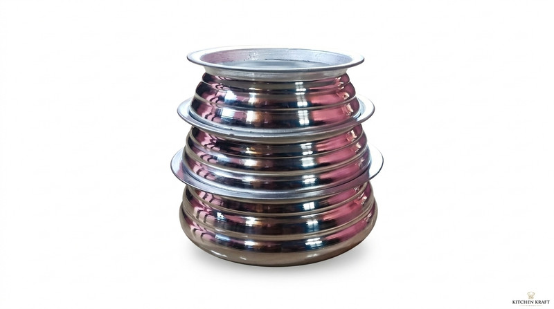 ECOHUBGALLERY Aluminium Sauce Bowl EHG-HANDI-01(Pack of 1, Silver)