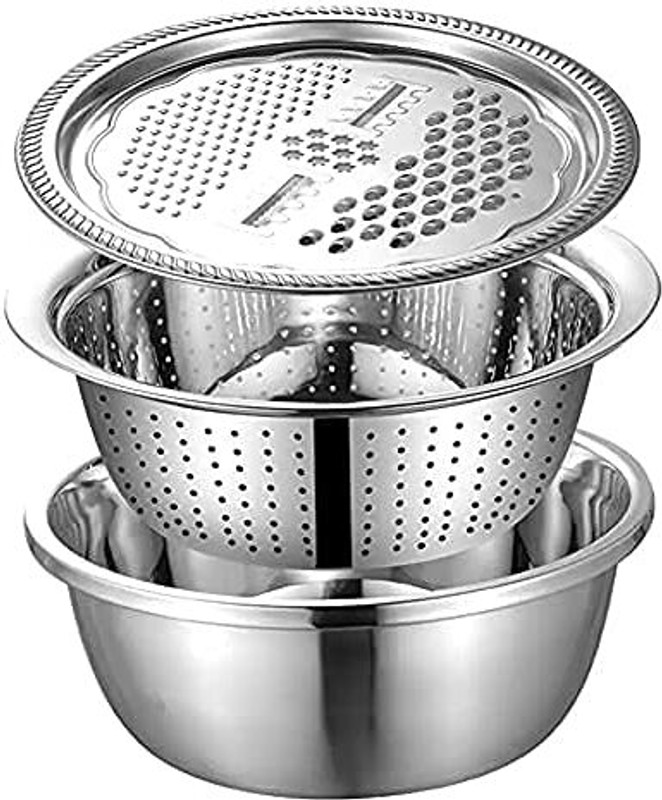 Kamboj Stainless Steel Vegetable Bowl(Pack of 6, Steel)