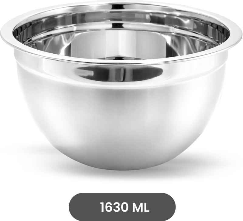 Tromso Stainless Steel Mixing Bowl(Pack of 1, Steel)