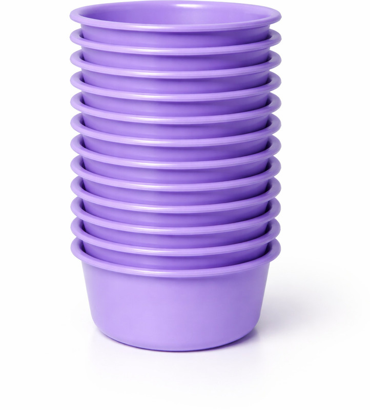 nestcart Plastic Dessert Bowl Lavender Bowl 250ml(Pack of 12, Purple)