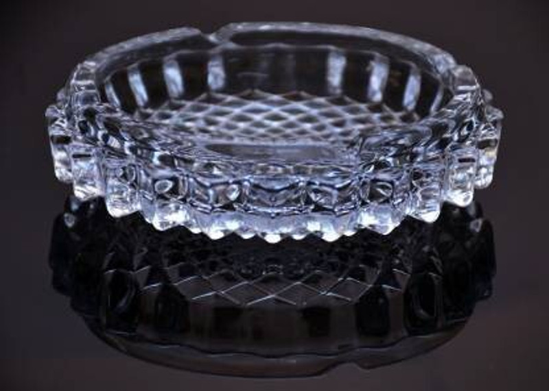 ROYALHUB Glass Decorative Bowl best stray in glass1(Pack of 1, Clear)