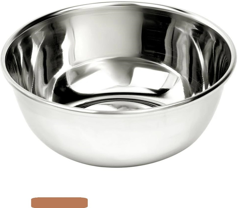 BZILO Stainless Steel Vegetable Bowl Pack of 6 Stainless Steel Heavy Gauge Bowl/Wati Set With Mirror Finish D12(Pack of 1, Silver)